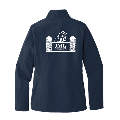 JMG Stables Soft Shell Jacket - Navy