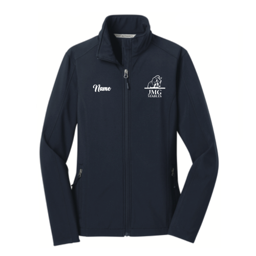 JMG Stables Soft Shell Jacket - Navy