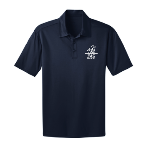 JMG Stables Silk Touch Performance Polo - Navy